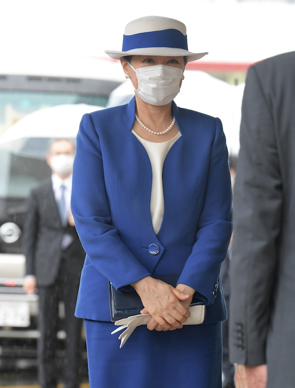 明石市で開かれた海づくり大会の式典行事にご出席の雅子さま