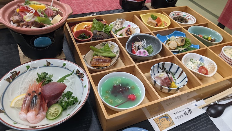 「椿館」の夕食