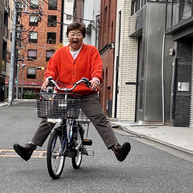 自転車に乗れるまでに復活！