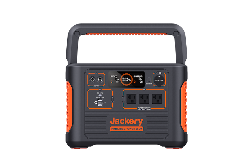 3～6日使用できる大容量のポータブル電源。Jackery『ポータブル電源 1500』17万9800円（税込）