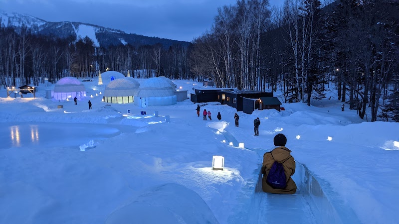 一面の雪景色