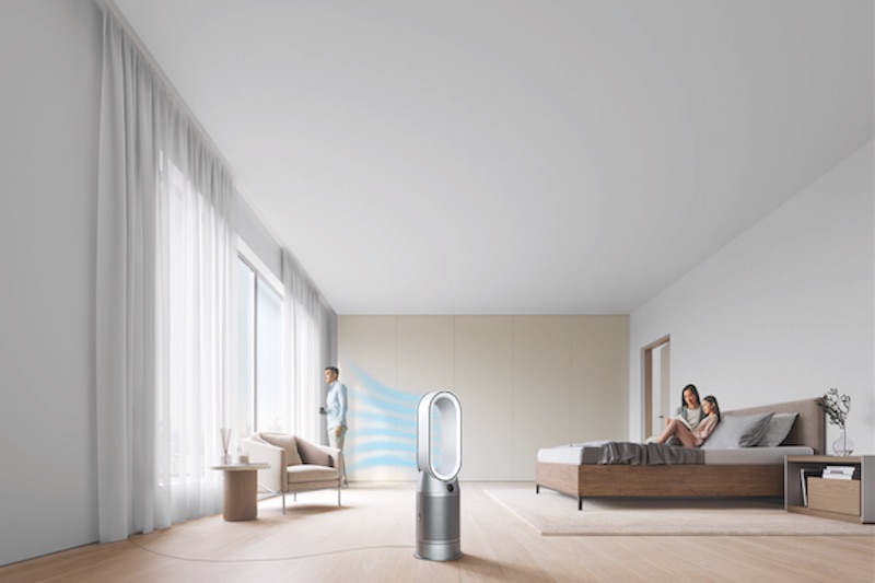 ダイソン『Dyson Purifier Hot+Cool空気清浄ファンヒーター』は、1台3役のため、しまうことなく1年中使える