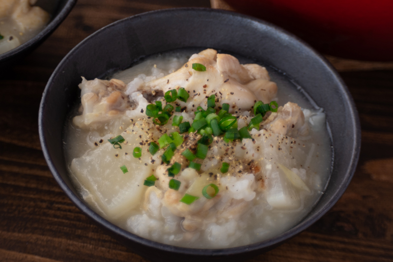 想像以上にやわらか＆とろとろ！優しい味の「極み 大根入り鶏がゆ」