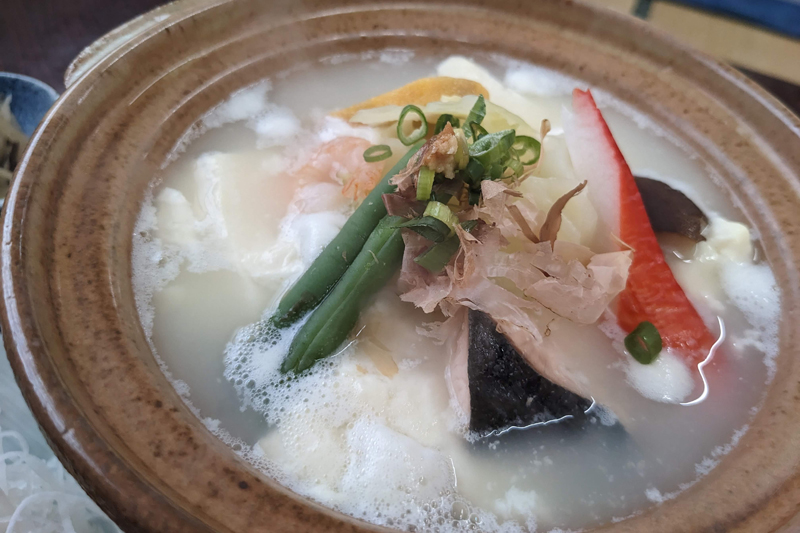 健康にもいい。ヘルシーな嬉野の温泉湯どうふ