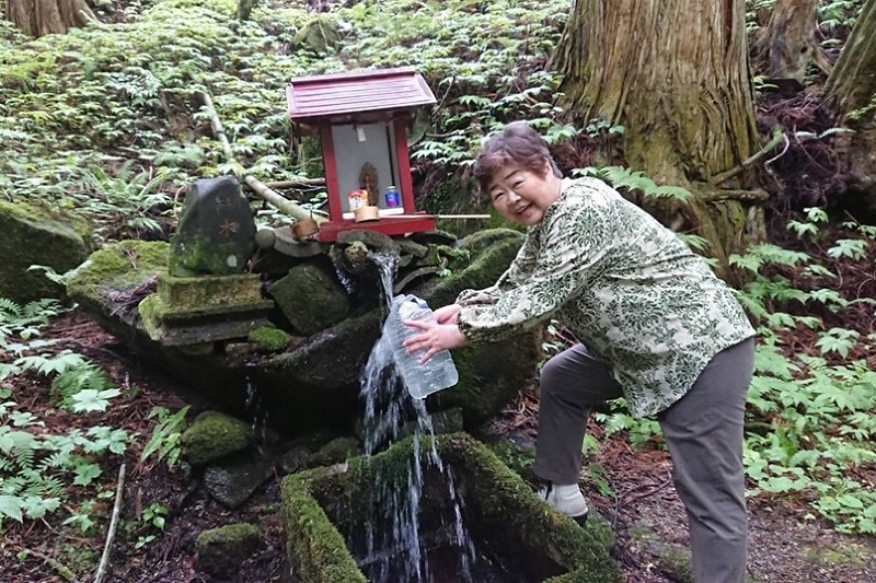 無事湧水をゲット