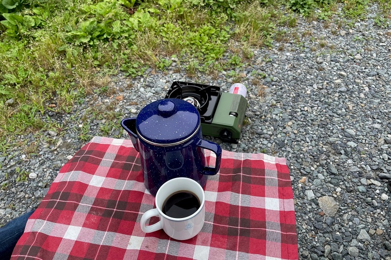 名水で入れたコーヒーがおいしい！