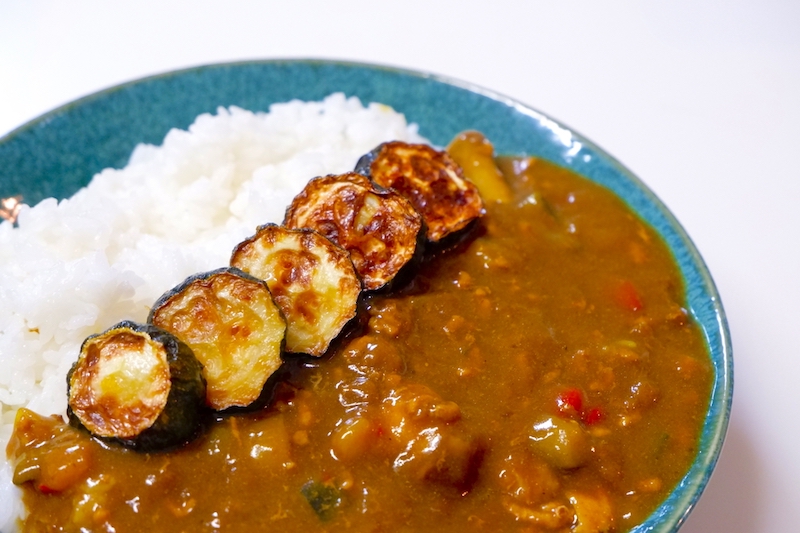 ズッキーニがのったカレー