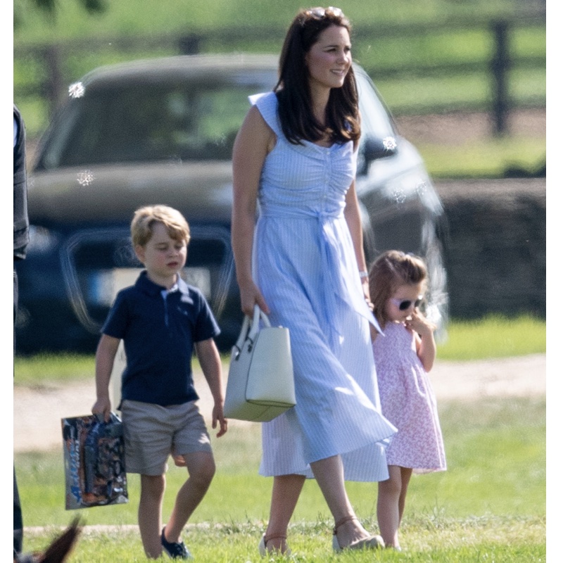 「ZARA」のカジュアルなワンピースを着たキャサリン皇太子妃（2018年6月10日、Ph/GettyImages）