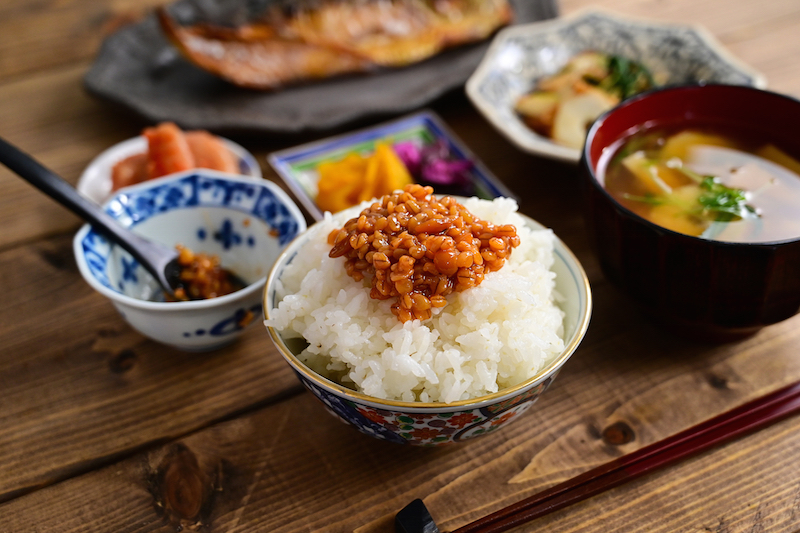 一汁三菜の和食