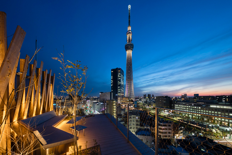 ルーフトップテラスのある都内の注目ホテルには、どんな癒し空間が広がっているのか？（ONE＠Tokyo）