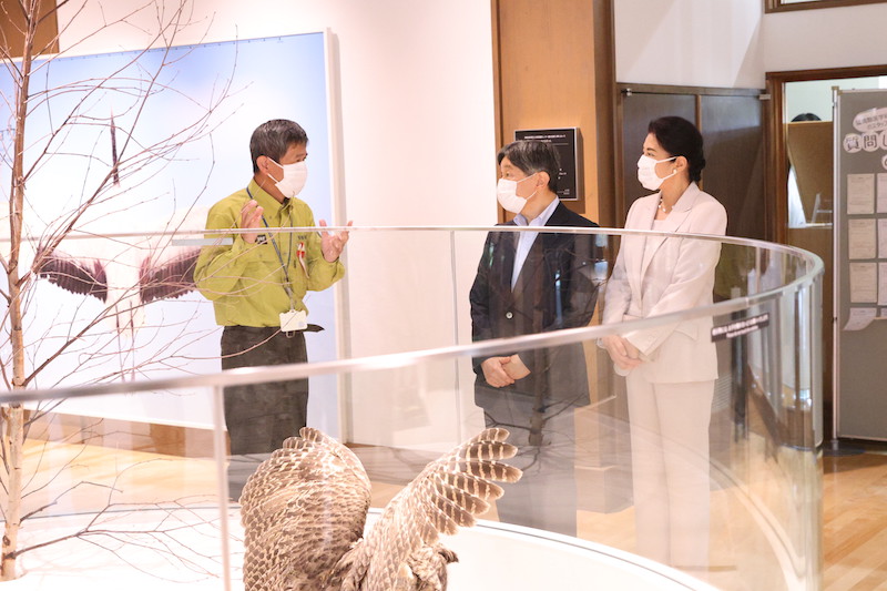 釧路湿原野生生物保護センターにて説明をお受けに（2023年9月16日、Ph／JMPA）