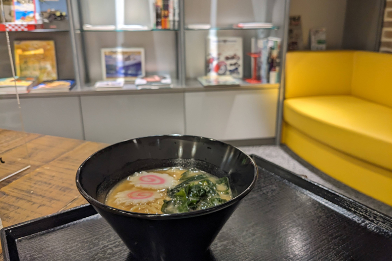 ラーメンは2種類から選択（出雲グリーンホテルモーリス）