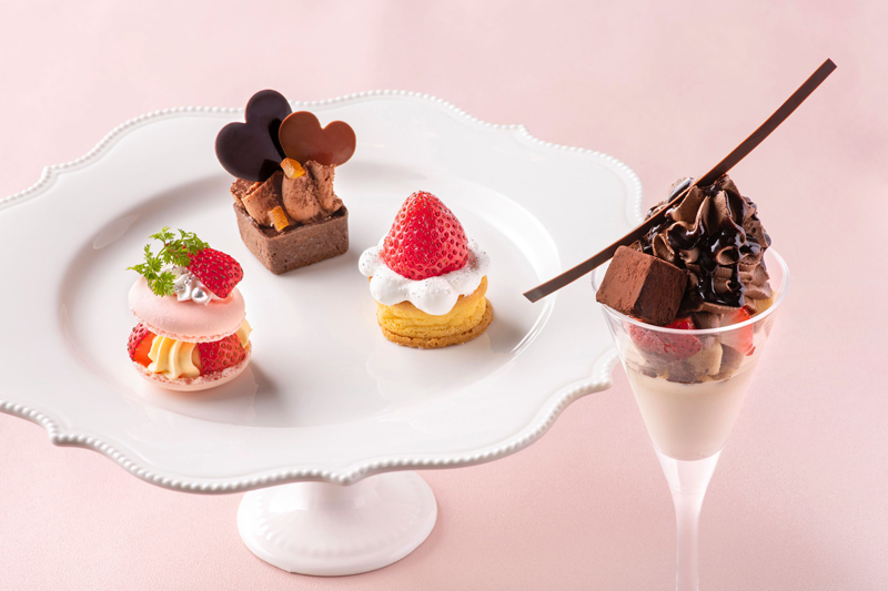 『Strawberry×Chocolate Afternoon Tea（ストロベリー×チョコレートアフタヌーンティー）』 メニュー