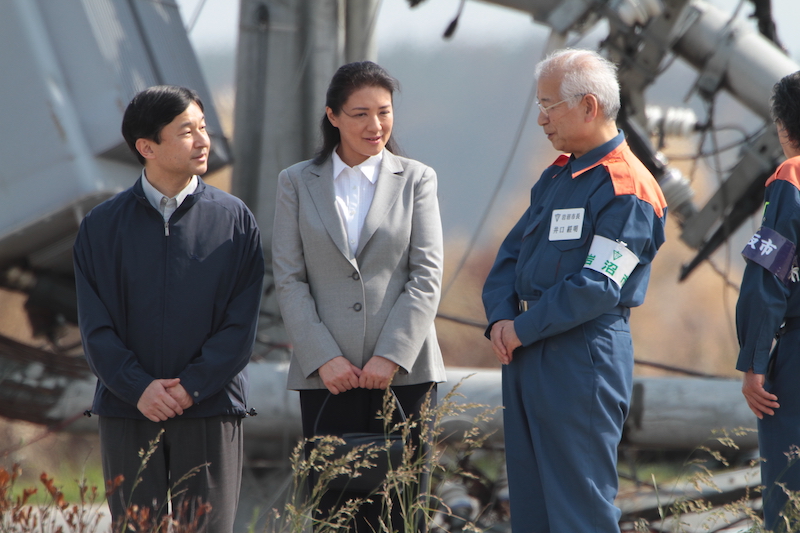 東日本大震災、最初に訪ねられた被災地は宮城県岩沼市だった（2011年6月、Ph／JMPA）