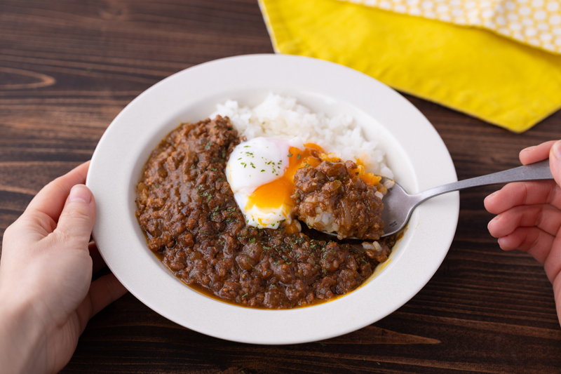 レンジでサクッと！“2日目カレー”のおいしさ「時短 レンジキーマカレー」