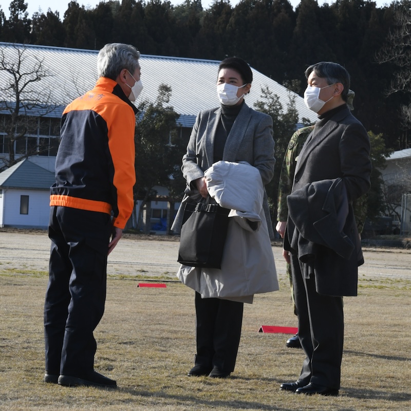 日帰りで訪問された両陛下（2024年3月22日、Ph／JMPA）