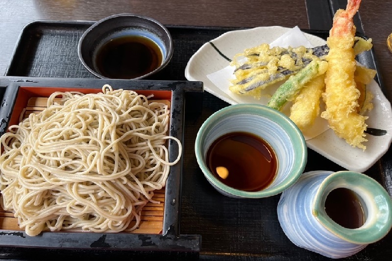 おいしかった！ 天ざるそば