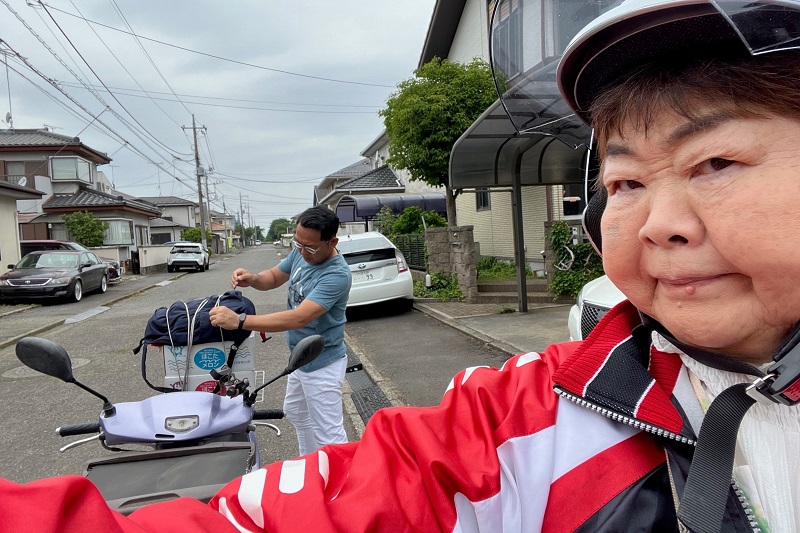 前々からやってみたかった茨城までの原付きバイク旅を成し遂げたオバ記者