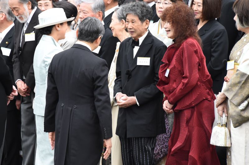 横尾さんとは猫の話で盛り上がった（2024年4月24日、Ph／JMPA）