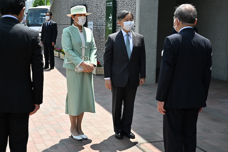 天皇陛下のネクタイと雅子さまのスーツの色がリンク（2024年5月26日、Ph／JMPA）