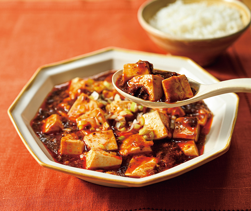 見事1位に輝いた『贅を味わう麻婆豆腐の素 中辛』（丸美屋）の調理イメージ