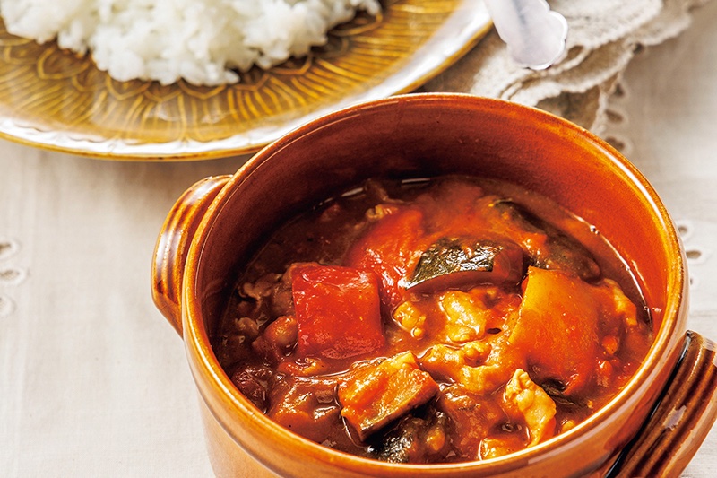 ラタトゥイユをリメイクした「夏野菜カレー」