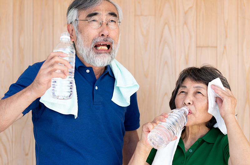 紫外線によって発生する活性酸素が夏バテを引き起こす