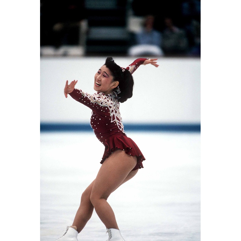 トリプルアクセルを跳んだ伊藤みどりさん（写真／AFLO）