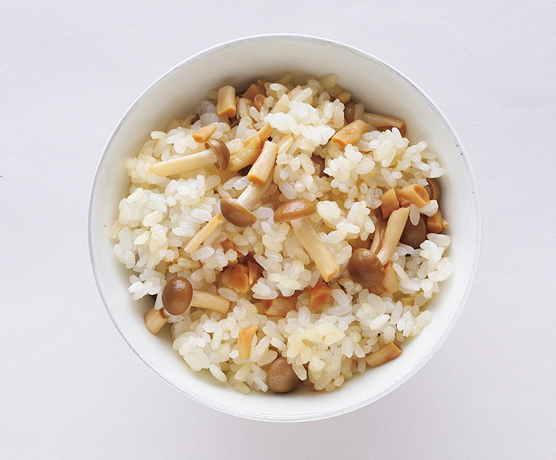 「きのこ混ぜご飯」