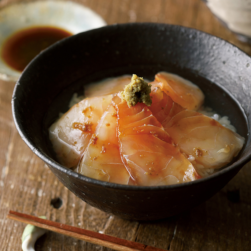 ゆずこしょう風味の鯛茶漬け（撮影／菅井淳子）