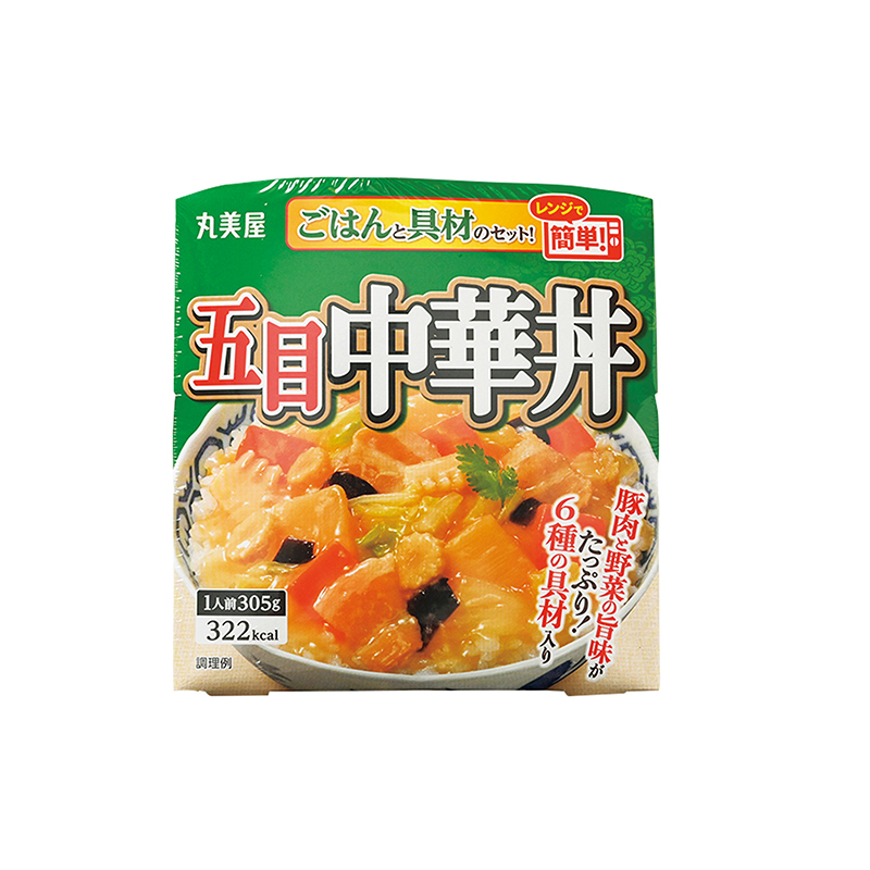 【7位】『ごはんと具材のセット！五目中華丼』（丸美屋）のパッケージ