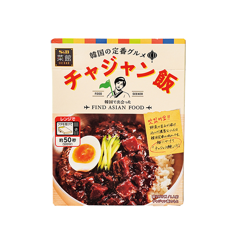 【3位】「FIND ASIAN FOODS 韓国で出会ったチャジャン飯」（S＆B菜館）のパッケージ