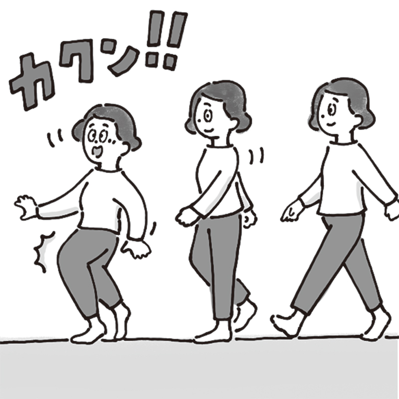 筋力の低下は運動で取り戻せる（イラスト／いしやま暁子）