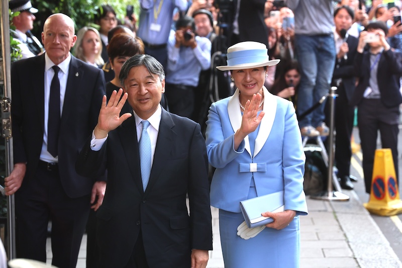 イギリスに公式訪問中の天皇皇后両陛下（2024年6月23日、写真／代表取材）