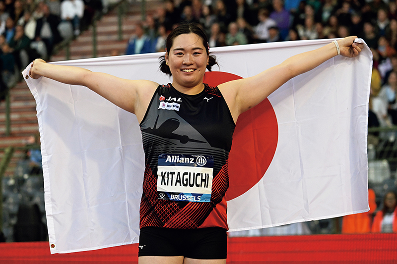 北口榛花選手