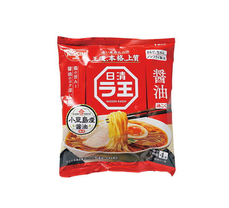 【6位】日清食品「日清ラ王 醤油」3食 376円