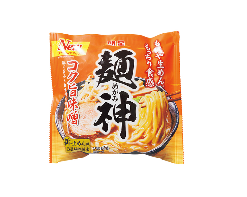 【3位】明星食品「明星 麺神 コク旨味噌」1食 159円