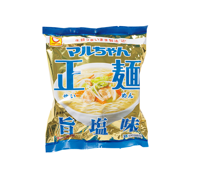 【1位】東洋水産「マルちゃん正麺 旨塩味」5食 516円