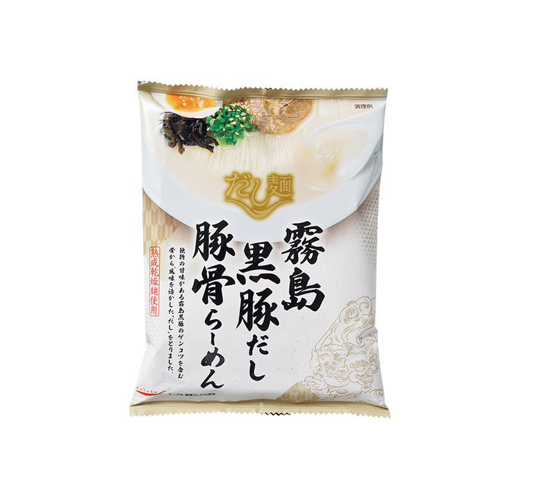 【5位】国分グループ本社「霧島黒豚 だし豚骨らーめん」1食 198円