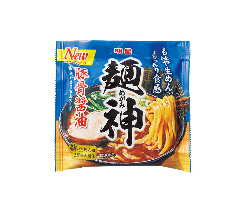 【8位】明星食品「明星 麺神 豚骨醤油」1食 159円