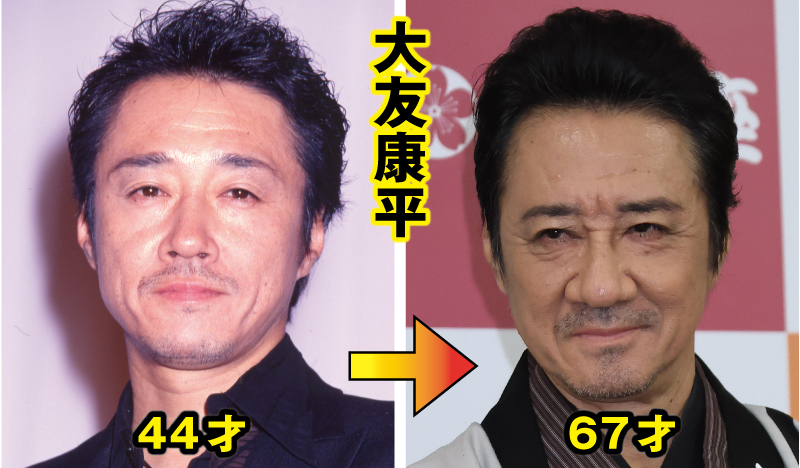 大友康平さん　44才→67才