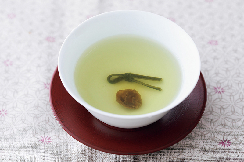 香りのよい煎茶に玉露をブレンドした大福茶