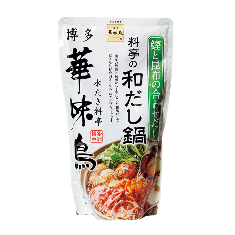 【2位】「華味鳥 鰹と昆布の合わせだし 料亭の和だし鍋」（トリゼンフーズ）／600g（2～3人前）399円