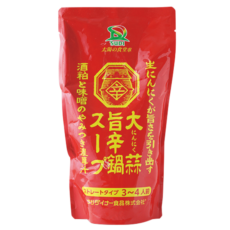 【4位】「大蒜旨辛鍋スープ」（サンダイナー）／600g（3～4人前）358円