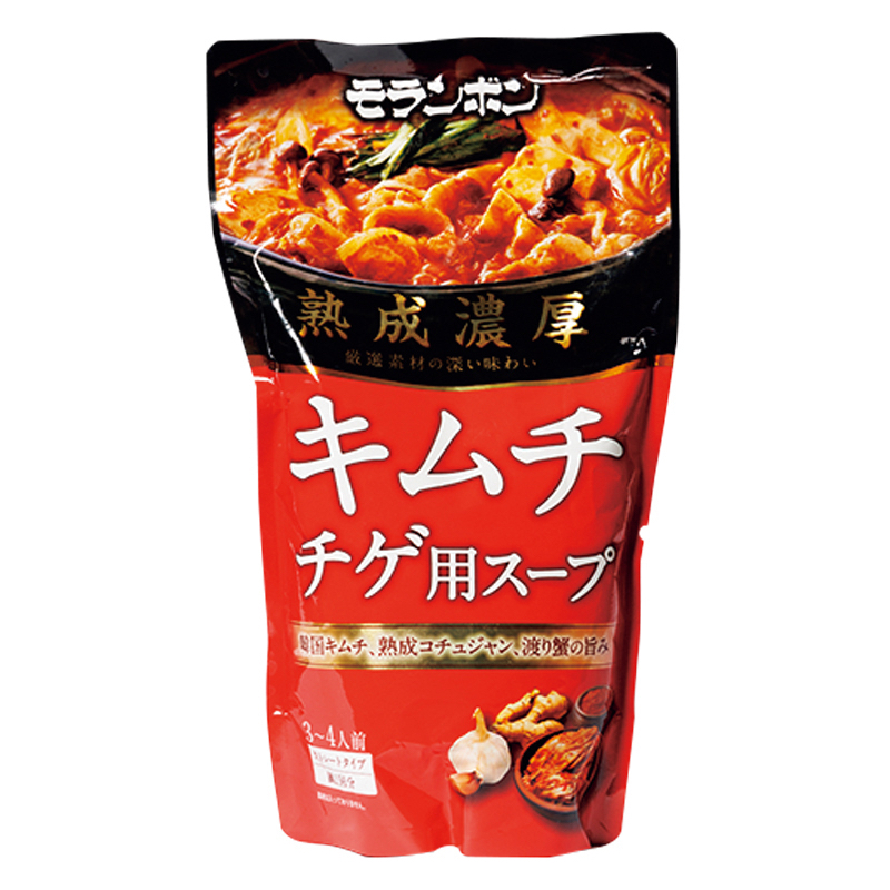 【4位】「熟成濃厚キムチチゲ用スープ マイルド」（モランボン）／750g（3～4人前） 339円