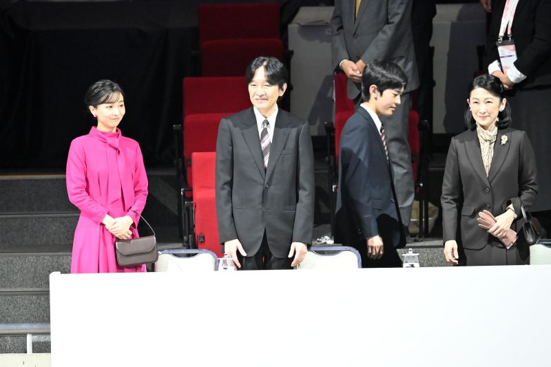 ご一家そろってデフリンピックの開会式に臨席された（2025年11月、写真／JMPA）
