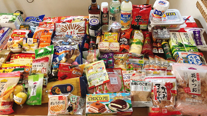 たくさんの食品