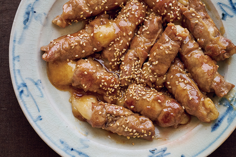 「肉巻き餅」