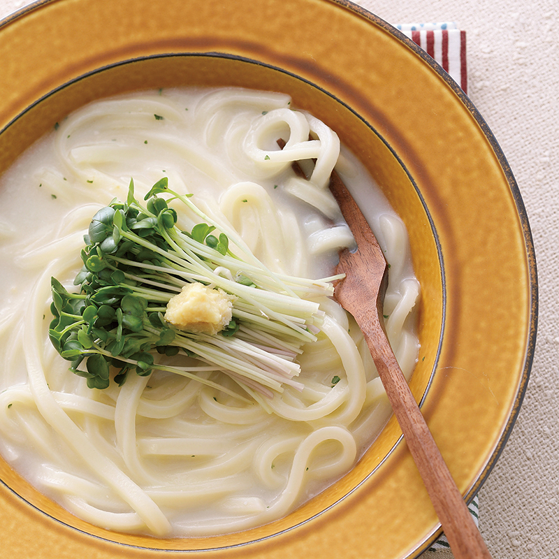 「キャベこぶバターうどん」