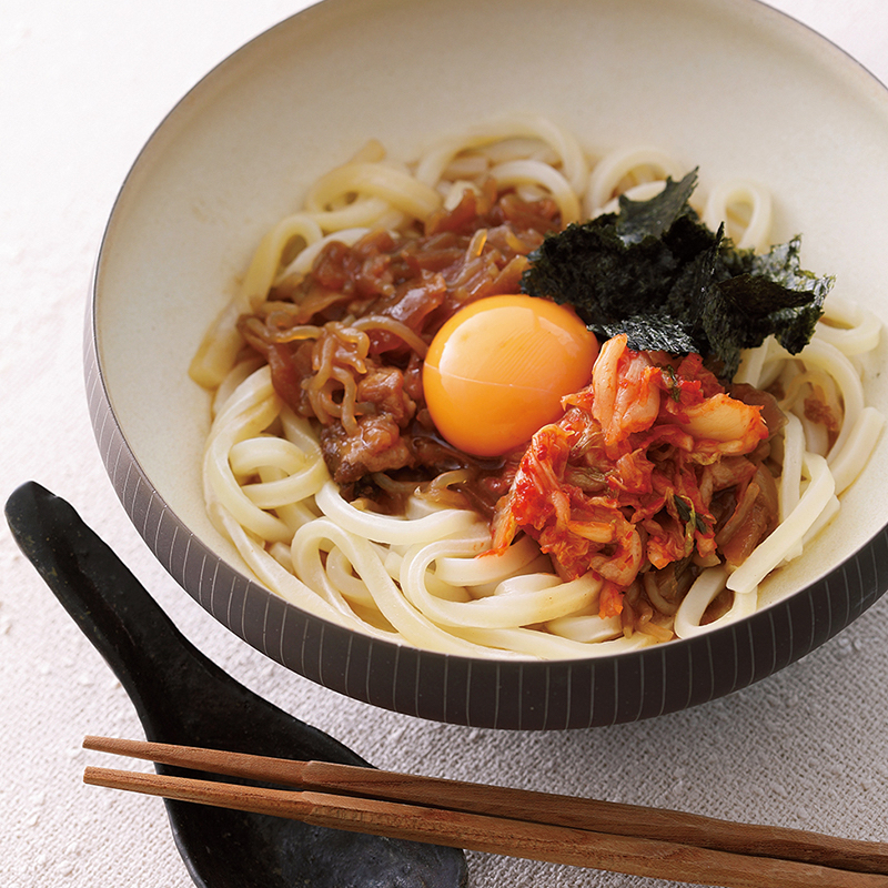 「キムチすき煮うどん」